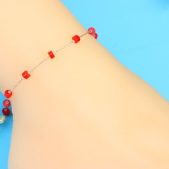 Elegant Handmade Anklet – Perfect for Women & Girls | Ideal Gift Option, DYC1580 - Picture 3 of 10